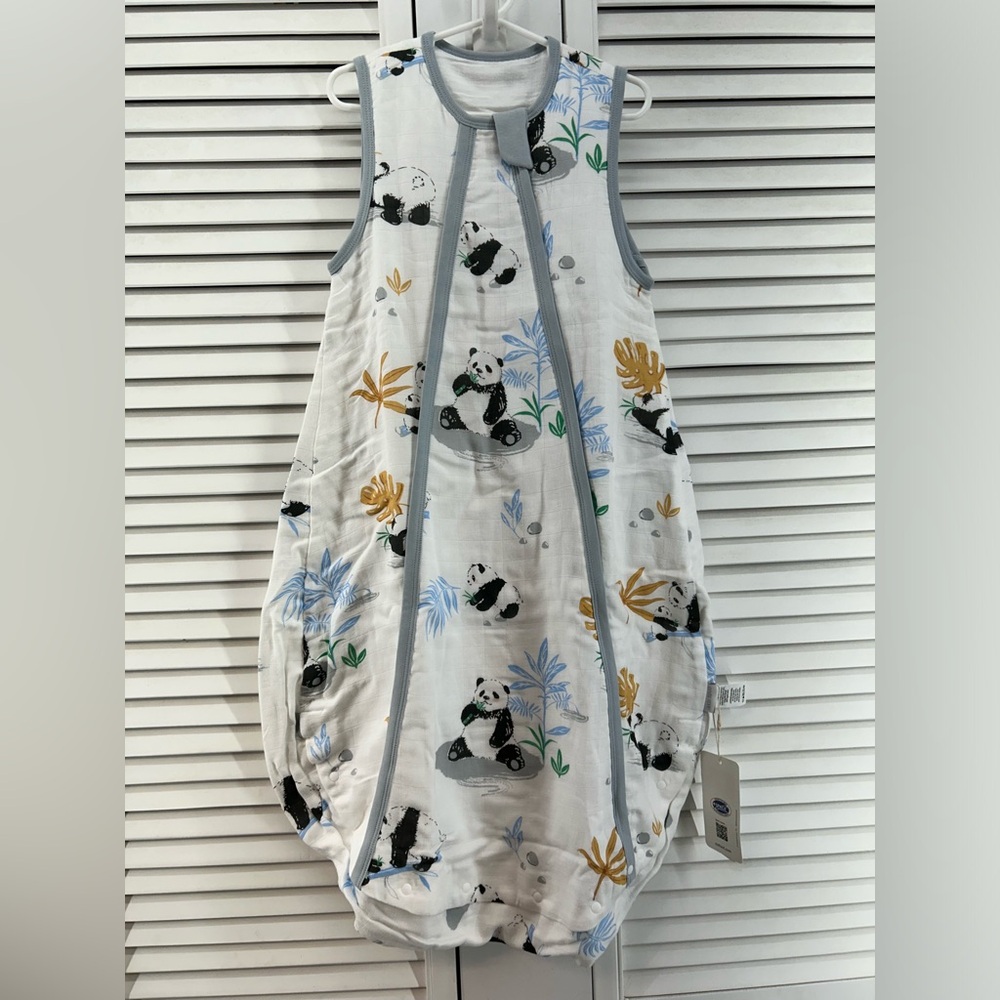 Little spud size M 6-12M  panda Baby Sleep Sack, Wearable Blanket with Outlast